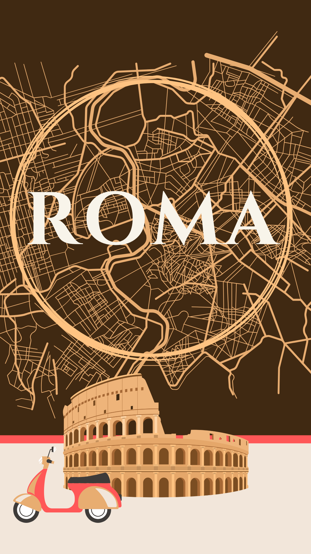 Portada original de la gincana de Roma